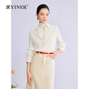 2026 Spring OL Simple 3D Pleated Texture H-shaped Shirt