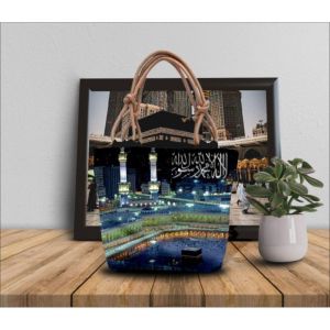 TAS TOTE BAG WANITA OLEH OLEH HJ MOTIP KABAH