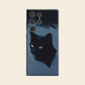BILIBILI | Black Cat In Water Luxury Fashion Full Lens Protective Case for Samsung Galaxy S26 S25 S24 A56 A36 Plus Ultra