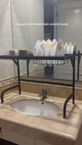 Rak Piring Stainless Steel Anti Karat & Penyimpanan