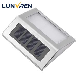Outdoor Solar Lights Terrace Warm Light Garden Courtyard Stairs Lighting Solar Powered Exterior Lights