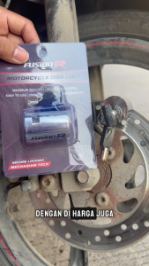 Kunci Gembok Cakram Motor dan Sepeda / Gembok Rem Cakram Disk Disc Brake Lock Motor Baja Kokoh Universal