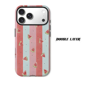 BILIBILI | green branch texture Phone Case for iPhone 18 17 16 15 14 13 12 11 Air Pro Max Plus Double-layer Cover