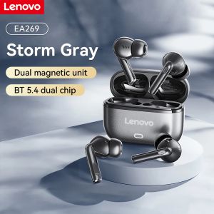 Lenovo | Lenovo EA269 Wireless Bluetooth Game Earphones 5.4 13mm Dynamic Low Latency Gaming Headset 24H Battery HD Call In-ear Earbuds
