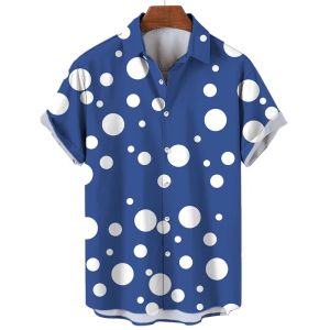 Retro Striped Lapel Shoulder Shirt Top Mens Classic Fit Shirt Youth Trend Summer Fashion Chinese Brand Casual Wear