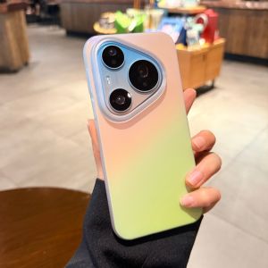 AO.HU | Silicone Matte Phone Case For Multiple Huawei Pura Series Large Opening
