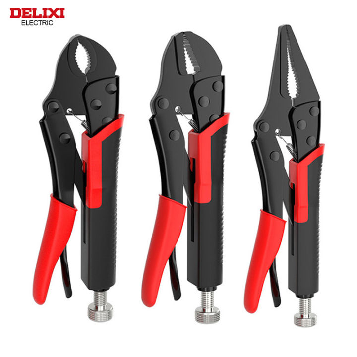 DELIXI ELECTRIC Locking Pliers，Clamp Pliers Adjustable Position for