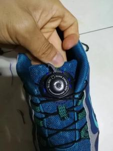 Patented BOA Rotating Shoe Buckle Automatic Lace Tie Lazy Shoe Flower Popular Two Pairs Spin Beauty Black Color Shoe Accessories