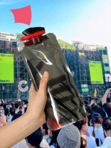 TAFUMAN | Music Saving Food Grade Portable Thickening Folding Drinking Bag