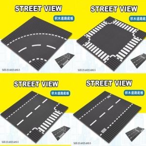 อุปกรณ์เสริมสำหรับฐานฉากบล็อคก่อสร้างของ Hohland เหมาะสำหรับเด็กผู้ชายตัวเลือกของขวัญทางการศึกษาและความสนุกสนานพัฒนาทักษะการลงมือทำมือบล็อคก่อสร้างอุปกรณ์เสริมสำหรับฉากมีให้เลือกหลากหลายสไตล์