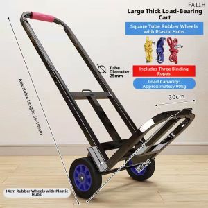 Pullable Foldable Portable Multi-purpose Handcart