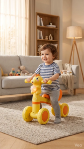 ViRYN Children Scooter Foor Wheel Balance Bike Baby Walker For 1 to 3 Years Old With Music Headlight Pedal Basikal Budak Imbangan - Fulfilled by ACTIVEONE