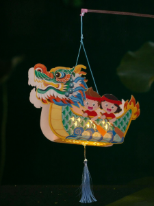 ZAODONGFANG | Đồ Chơi Trẻ Em Lồng Đèn Thuyền Rồng DIY Xu Hướng Quốc Gia Di Sản Văn Hóa