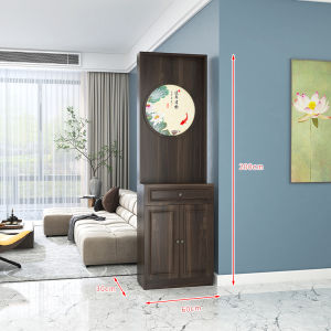 Doorway Hallway Screen Entrance Cabinet Shoe Cabinet Integrated Living Room New Chinese Style Storage Rack Modern Minimalist