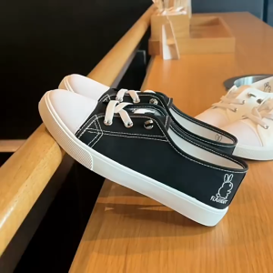 Giày lười nữ vải mềm đế cao su êm chân cao 2cm