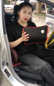 [Trần Kiều AUTO] Gối tựa đầu và kê tựa lưng ghế ô tô cao su non nỉ cao cấp chống đau mỏi lưng cổ vai cho ô tô xe hơi
