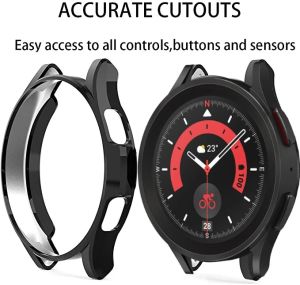 Matte Case For Samsung Galaxy Watch Ultra 2025 Galaxy Watch 6 Classic 5Pro Screen Protector PC Protective Bumper Shell All-Around