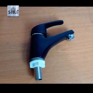 Kran wastafel cuci tangan Up down angkat jumbo hitam black series - Kran whastafel Restoran Cafe