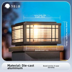VINCAN | Solar Outdoor Courtyard Light