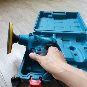 Mesin Poles Mobil 5 inch Complete Set / Free Busa dan Backing Plate / Mesin Poles Rotary 5 inch