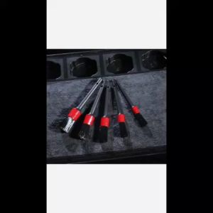 YP 5PCS Car Detailing Brushes Car Wash Slit Brush Clean Seat Detail Brush for Cleaning Car