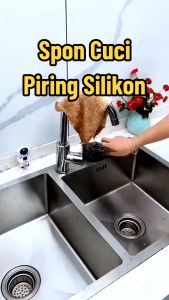 Spons Cuci Piring Silikon Serbaguna Spon Sponge Silicone Busa Awet | Source Project