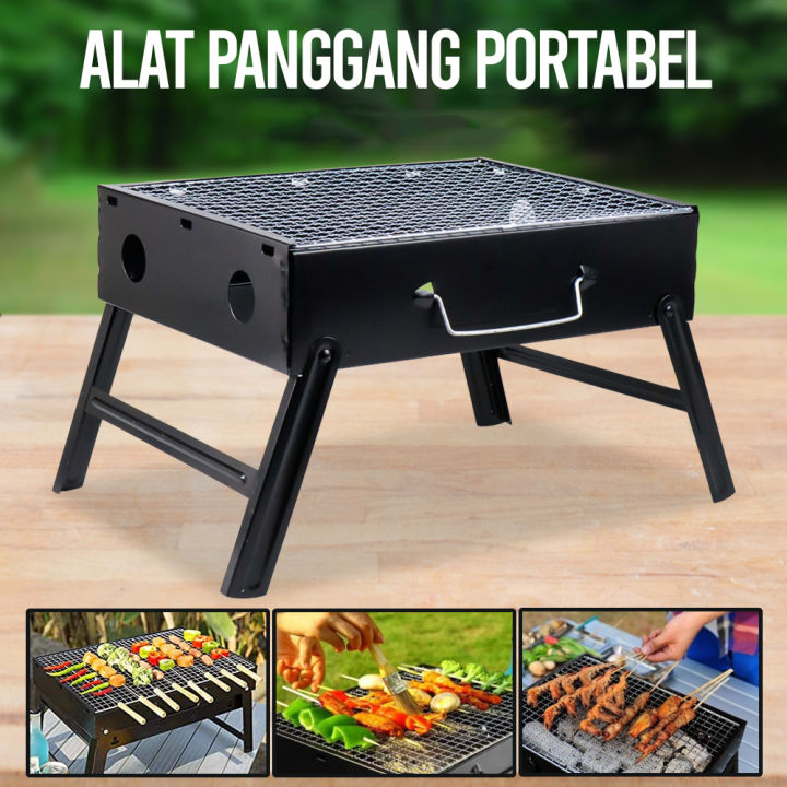 BABARRA Alat Panggang Arang BBQ Outdoor Grill Stove Foldable FC3 Lazada  Indonesia