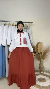 Baju Gamis Rompi Set Sablon: Pilihan Tepat untuk Acara