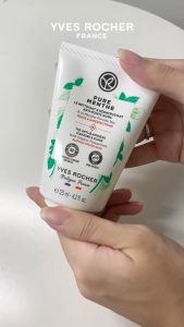 Combo 2 Sữa rửa mặt tẩy tế bào chết và mụn đầu đen Yves Rocher Pure Menthe 3in1 Cleanser Pore Clearing 125 ml