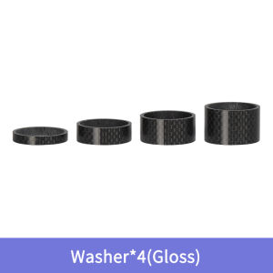 TOSEEK MTB Road Bike Bicycle Headset Stem 5/10/15/20MM Carbon Fiber Washer 1-1/8" 28.6mm Stem Front Fork Adjustment Spacer Parts