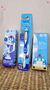 [AGA-AE]Robocar Poli Kids Toothbrush/Toothpaste 80g 아가애 로보카폴리 유아 어린이 치약 80g