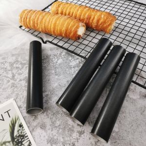 แม่พิมพ์ขนมฮอร์นครีมขนมบูลส์แบบกลวงขนมฮอร์นฮอร์นฮอร์นฮอร์นขนมปังทรงกรวยไม่ติดขนมปังเดนมาร์ก