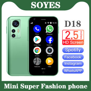 SOYES D18 Super Mini 3G Smartphone 2.5Inches 1GB RAM 8GB ROM Dual Sim Android 700mAh WIFI Bluetooth Googles Play Mobile Phones