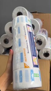 กระดาษรองคอตัดผมชาย กระดาษรองคอตัดผมใช้แทนผ้าขนหนูสำหรับร้านบาร์เบอร์ 1แพ็ค5ม้วน