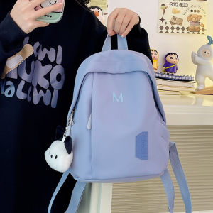 Mini Pure Color Small Backpack Convenient Travel Shopping Trip Backpack Stylish Dual-Strap Bag Compact Size Fashionable Bag