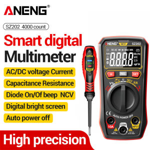 ANENG | ANENG SZ202 high-precision electrical multimeter+B18 non-contact electric pen set 600V AC/DC voltage and current measuring tool