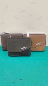 Baellerry Dompet Uang Lipat Zipper Resleting RFID D5106 Bifold Wallet Muat Banyak Cash