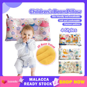 Cute Cartoon Kids Sleeping Pillows 30x50cm Soft Cotton Infant Baby Filling Bubble Pillow Prevent Flat Head Bantal Sarung