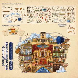 Mr.paper | Vintage Nautical Magic Scene DIY Stickers