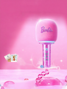 MAOWANGMIAOBO | Barbie Collaborative King Cat Microphone Sound System Integrated Wireless Home K-Song Female Birthday Gift 1614