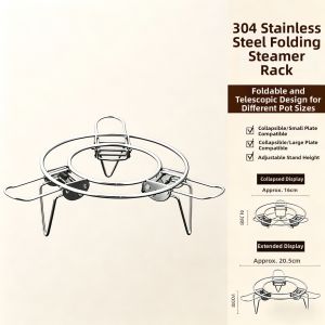 Expandable High-foot Multifunctional Steam Basket