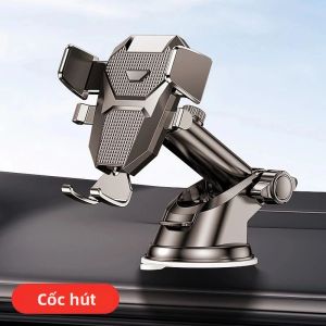 Giá Đỡ Điện Thoại Di Động Trên Ô Tô Sucker Car Cho iPhone Xiaomi Huawei Realme - Giá Đỡ Di Động Có Cốc Hút Đa Năng