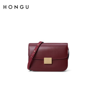 Red Valley Womens Fashion Leather Shoulder Bag 2025 New Style Trendy Tofu Crossbody Wedding Bride Bag British Style Hard Handle