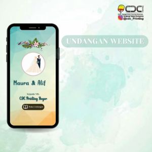 Undangan Pernikahan Digital Website Cantik Elegan & Unik