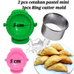 Promo Cetakan Pastel mini 2 pcs dan Ring Cutter 1 pcs Stainless tebal