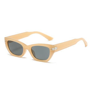 JN IMPRESSION Fashion Small Frame Sun Protection Sunshade Driving Sunglasses Couple Street Photography Trendy Glasses