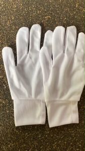 ถุงมือสีขาวทีซี TC ต่อข้อ(59บ./6คู่)ถุงมือตำรวจ ทหาร รปภ.