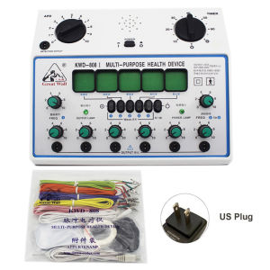 50Hz Electric Acupuncture Stimulator Machine Electrical Nerve Muscle Stimulator 6 Channels Output Patch Massager Care Device