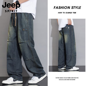 JEEP SPIRIT | Comfort Fit Straight Leg Denim Pants