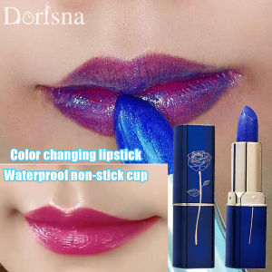 Dorisna Son Môi Hoa Hồng Xanh Son Dưỡng Ẩm Đổi Màu Theo Nhiệt Độ Son Bóng Trang Điểm Son Bóng